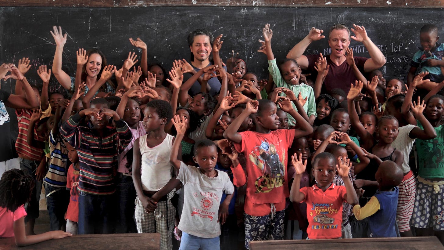 Christian Ray Flores founding trip of Ascend Academy in Maputo Mozambique