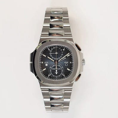 2023 Patek Philippe Nautilus Travel Time Flyback Chronograph / Blue 5990/1A-011 Listing Image 1 2023 Patek Philippe Nautilus Travel Time Flyback Chronograph / Blue 5990/1A-011 Listing Image 1