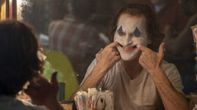 Joaquin Phoenix in 2019's Joker movie