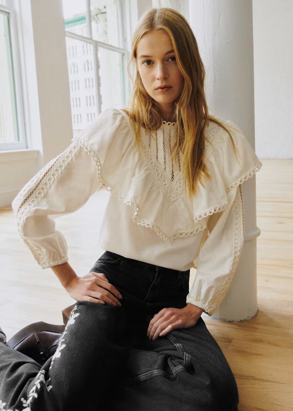 I'm craving a frilly blouse for 2026