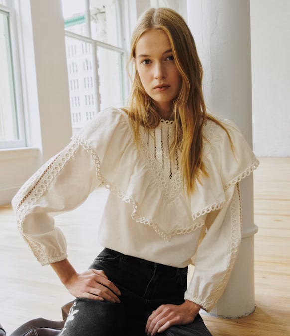 I'm craving a frilly blouse for 2026