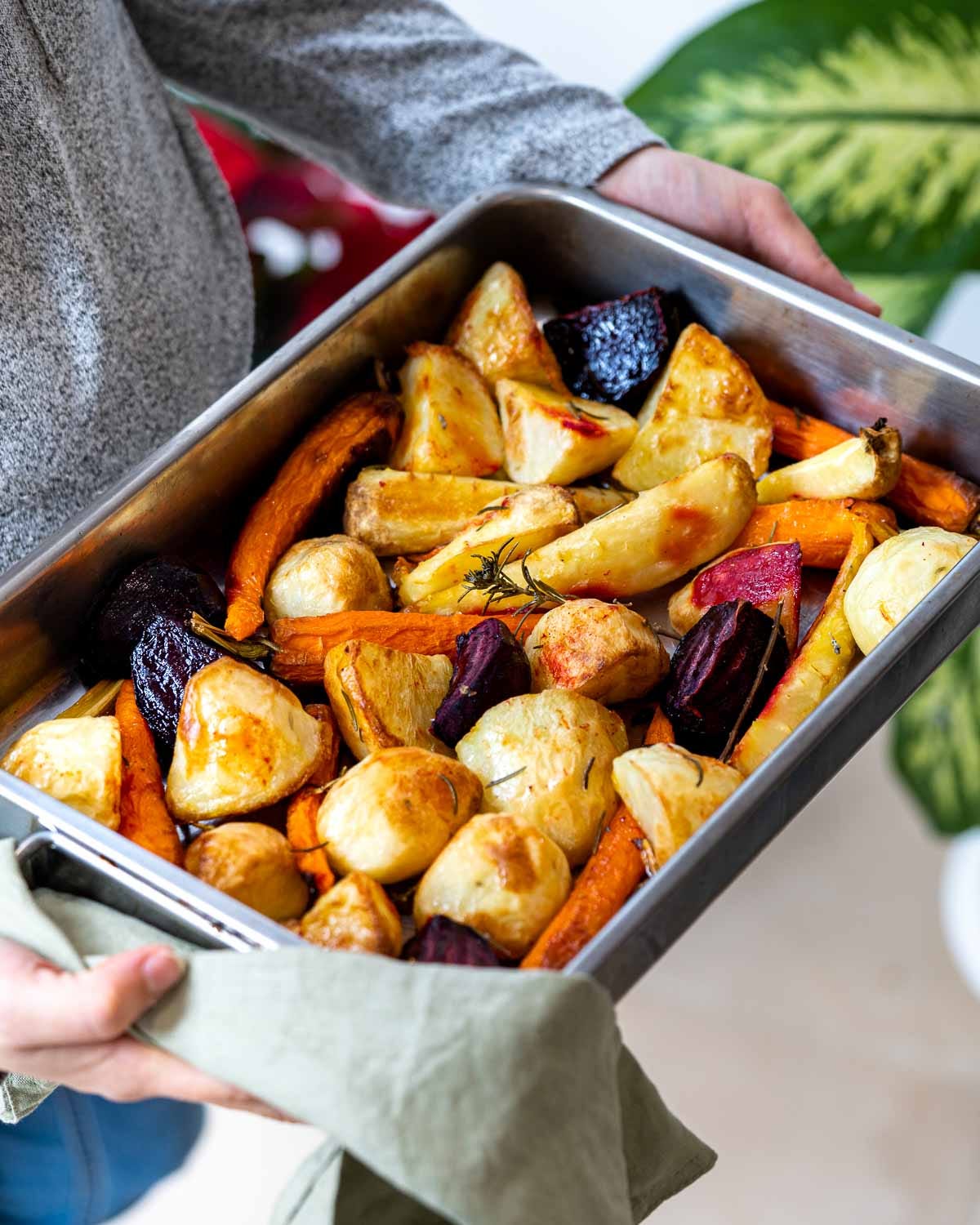 Festive Roasted Root Vegetables