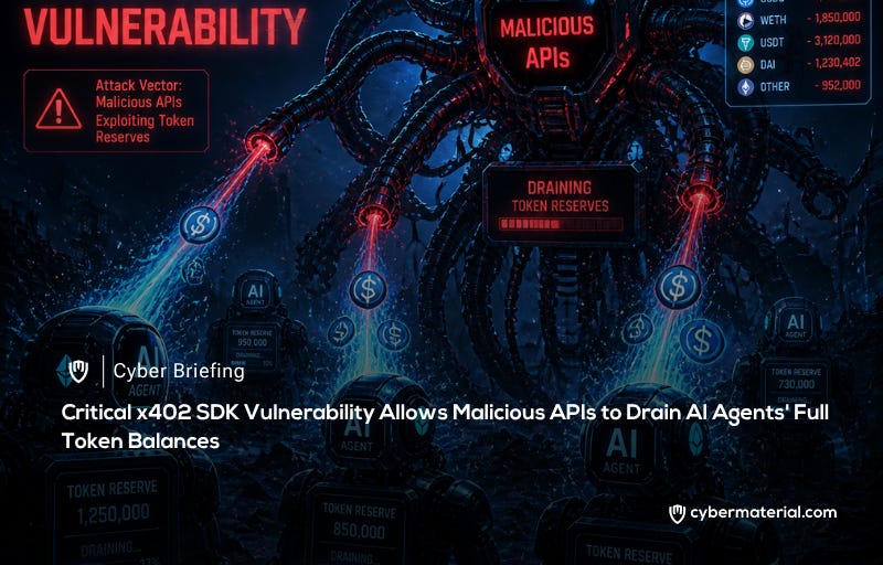 Critical x402 SDK Vulnerability Depletes AI Agent Token Balances