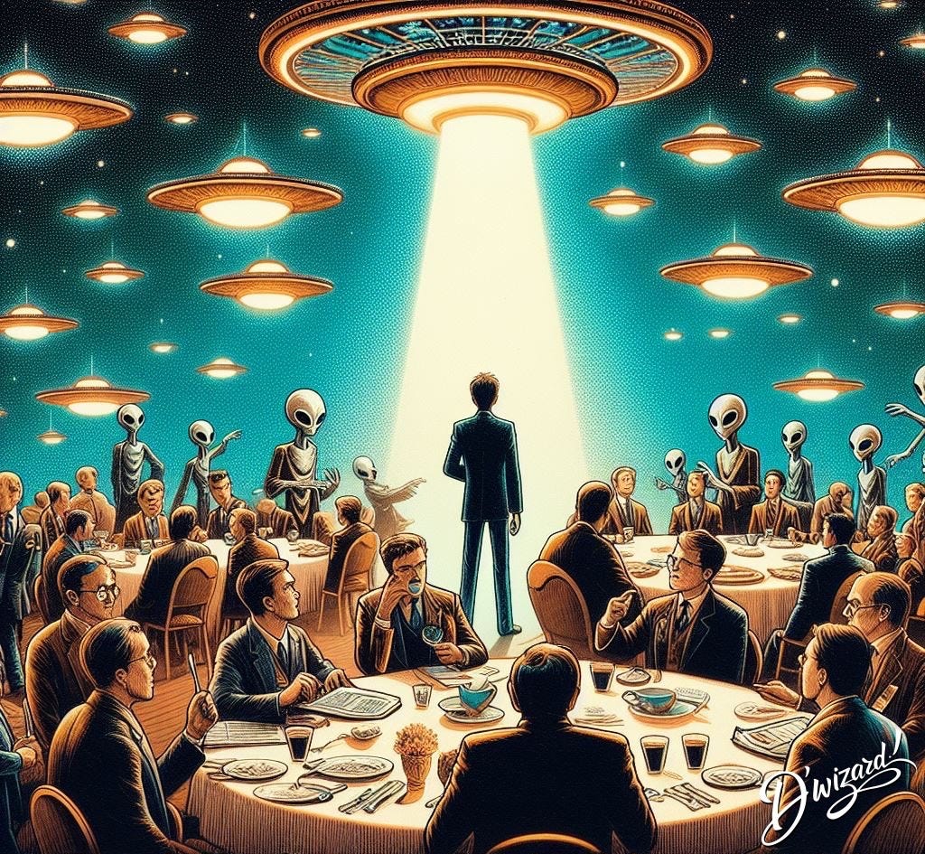 THOMAS STOOD BEFORE A GATHERING OF WORLD LEADERS AND REPRESENTATIVES FROM ACROSS THE COSMOS