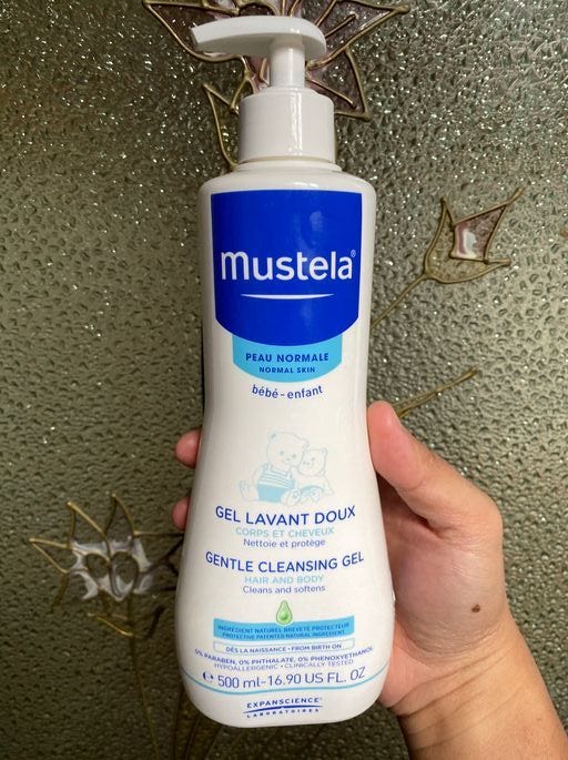 Mustela cleansing gel is one of the top 5 baby products that we trust
