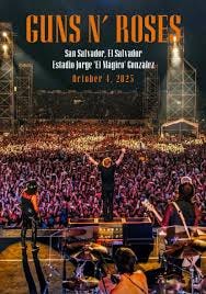 GUNS N’ ROSES, San Salvador, El Salvador , Estadio Jorge "El Mágico"  González, October 4, 2025, #gunsnroses #GnFnRs #GNR #gnr2025 #sanSalvador  #ElSalvador | The General Guns N' Roses | Facebook