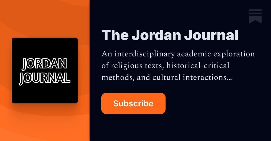 Substack Journal Idea The Jordan Journal | Substack