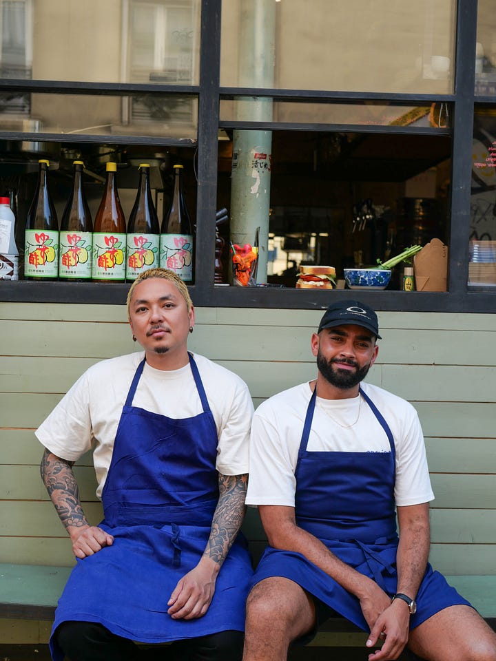Sho Miyashita and Jordan Moilim for Le Food Market Paris