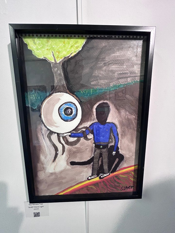FOR SALE: Part of the Art BRUT Exhibition, June 2025 at Swindon Art Museum.