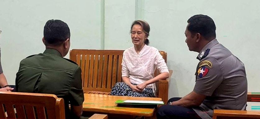 Aung San Suu Kyi quittera sa cellule pour une assignation à résidence, selon la décision annoncée jeudi 30 avril 2026.