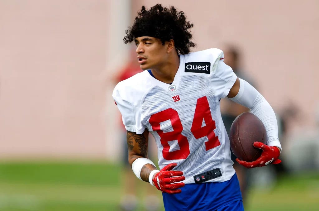 Jalin Hyatt NY Giants Jalin Hyatt NY Giants