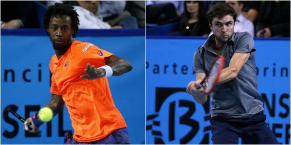 gael monfils french vs gilles simon atp marseille semi finals 2015 gael monfils french vs gilles simon atp marseille semi finals 2015