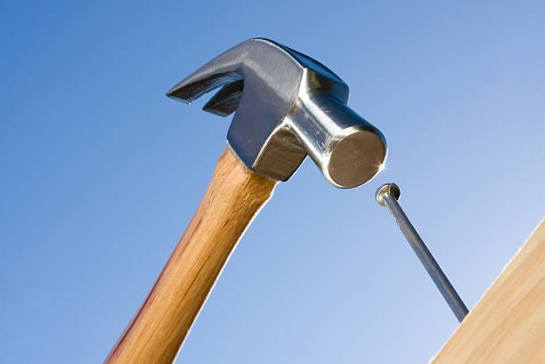 26,900+ Hammer And Nail Stock Photos, Pictures & Royalty-Free Images -  iStock | Hammer and nail icon, Hammer and nail isolated, Hammer and nail  vector