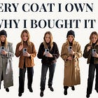 every coat I own and why I bought it