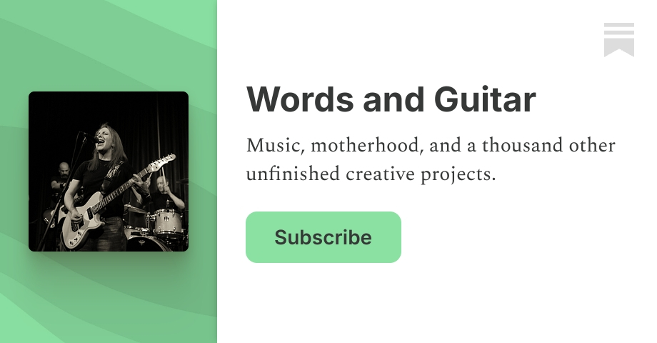 Words and Guitar | Penny Brazier | Substack