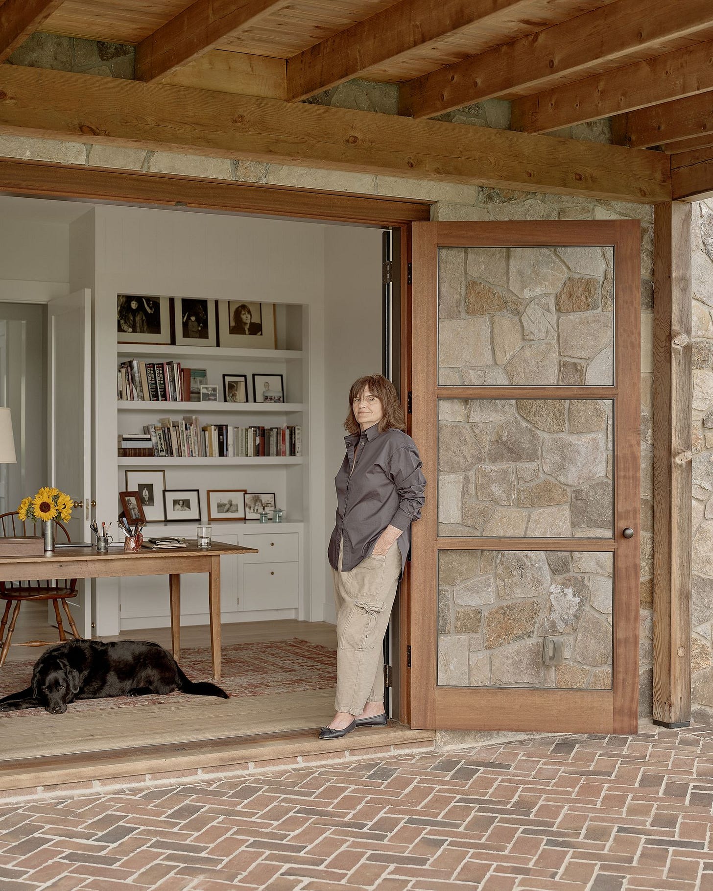 Image may contain Cathy Horyn Indoors Interior Design Door Floor Chair Furniture Desk Table Adult and Person Image may contain Cathy Horyn Indoors Interior Design Door Floor Chair Furniture Desk Table Adult and Person