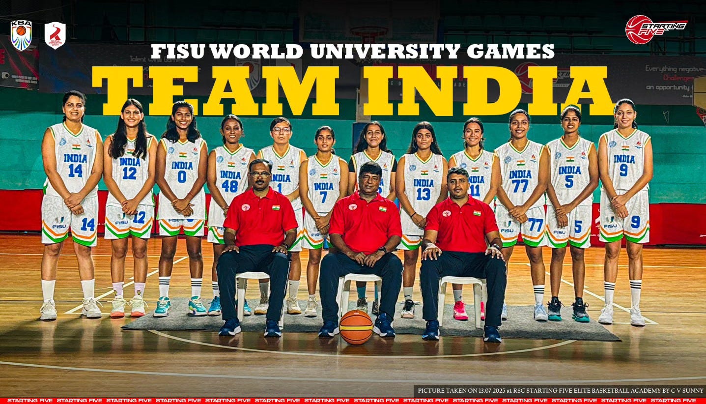 May be an image of 12 people, people playing voleyball, people playing basketball and text that says 'FISU WORLD UNIVERSITY GAMES TEAM INDIA ANSAING INDIA 14 INDIA 12 INDIA O INDIA 48 INDIA PIOU ン INDIA 14 INDIA 13 11 INDIA 77 INDLA 9 INDIA 5 37795 ηαμα!! STARTNG.FIME PICTURE ATB7IEITERETBOERBAE 2025a NNY' May be an image of 12 people, people playing voleyball, people playing basketball and text that says 'FISU WORLD UNIVERSITY GAMES TEAM INDIA ANSAING INDIA 14 INDIA 12 INDIA O INDIA 48 INDIA PIOU ン INDIA 14 INDIA 13 11 INDIA 77 INDLA 9 INDIA 5 37795 ηαμα!! STARTNG.FIME PICTURE ATB7IEITERETBOERBAE 2025a NNY'
