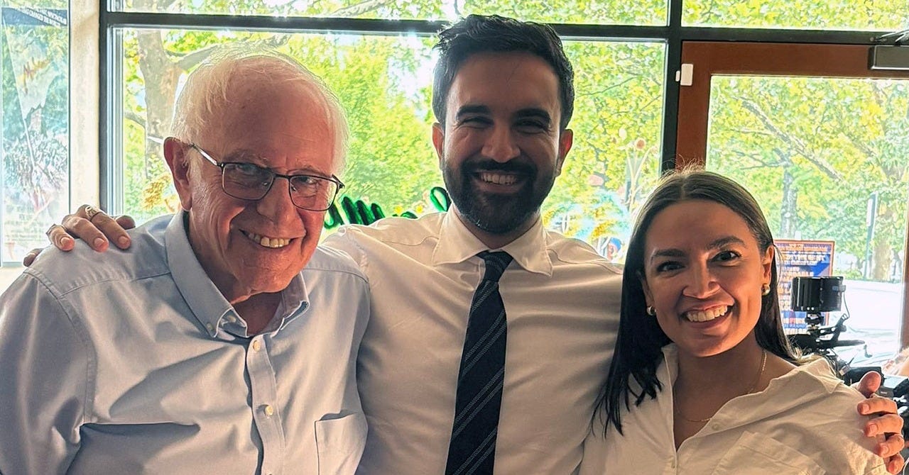 Viral photo shows Bernie Sanders, AOC and Mamdani together in NYC ahead of  'Fighting Oligarchy' rally