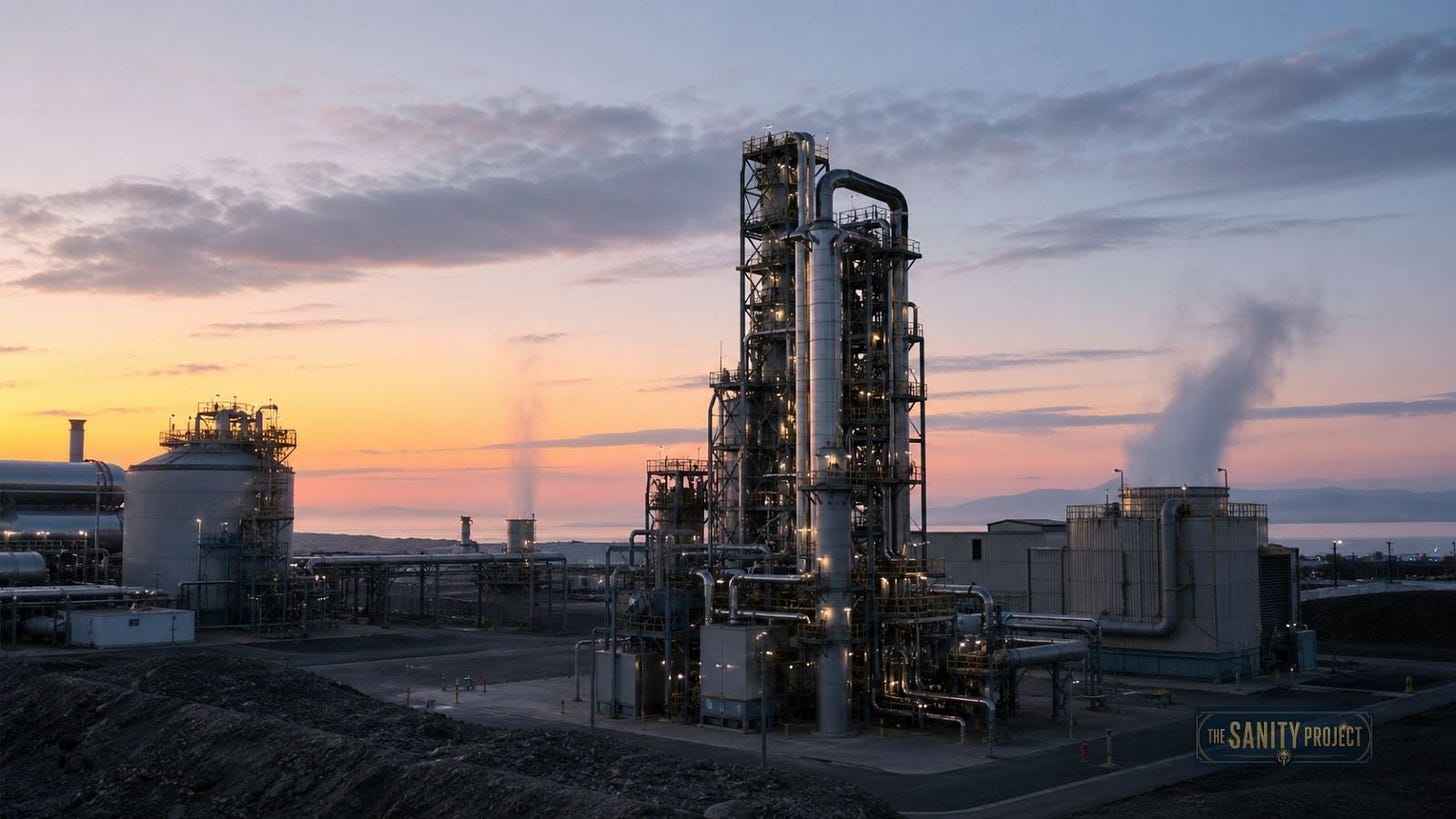 Carbon capture facility representing Canada’s carbon capture strategy at dawn Carbon capture facility representing Canada’s carbon capture strategy at dawn