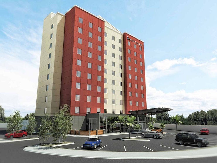 Render del hotel Hyatt Place Aguascalientes Render del hotel Hyatt Place Aguascalientes