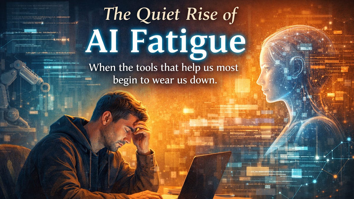 The Quiet Rise of AI Fatigue - by Paul Chaney