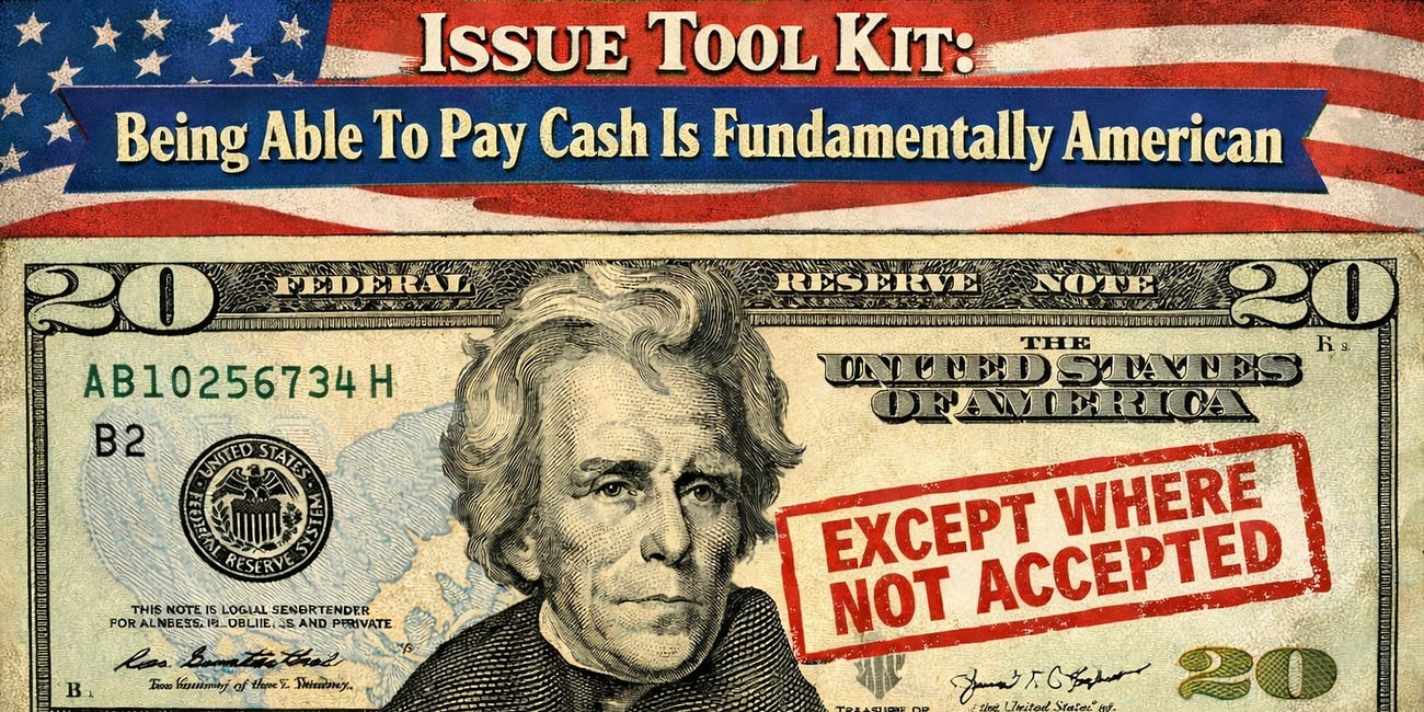 Issue Tool Kit: Ten Reasons Why the Right to Pay in Cash Should Be Protected