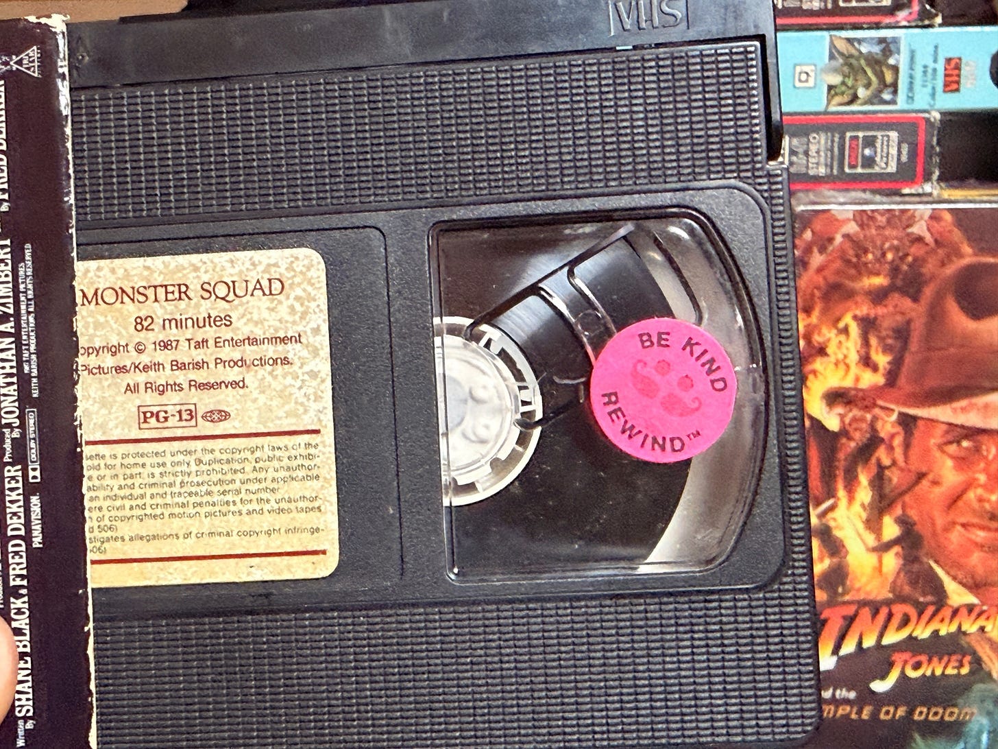 The Monster Squad "Be Kind, Rewind" Sticker | Nostalgia Nation