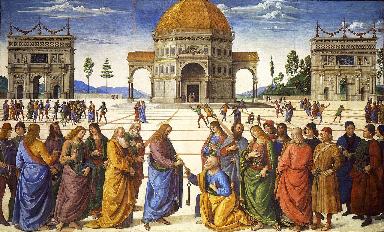 Delivery of the Keys by Perugino Delivery of the Keys by Perugino