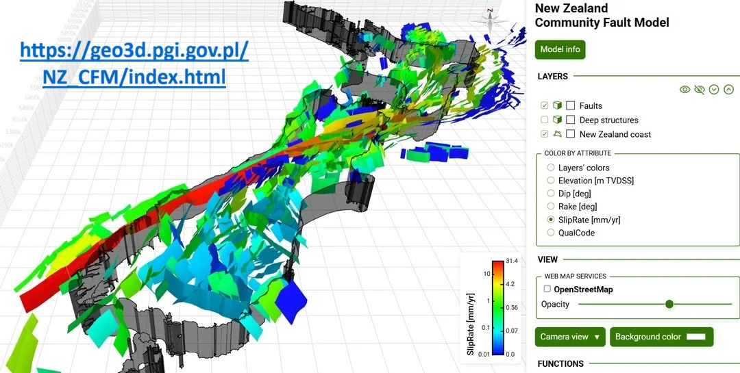 EarthStuff - New Zealand [3D] Community Fault Model [CFM]
