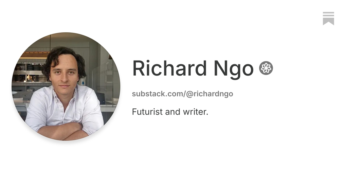 Richard Ngo | Substack