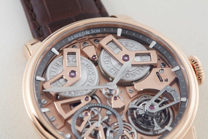 Arnold & Son Tourbillon Chronometer No. 36 in red gold Arnold & Son Tourbillon Chronometer No. 36 in red gold