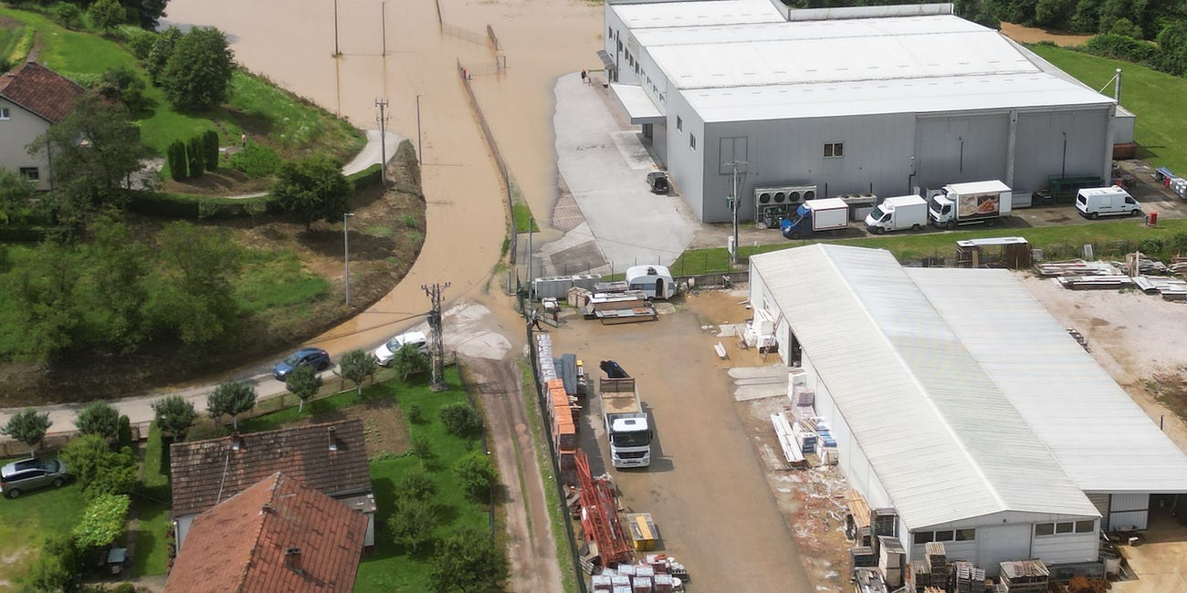 Flooding in the Village