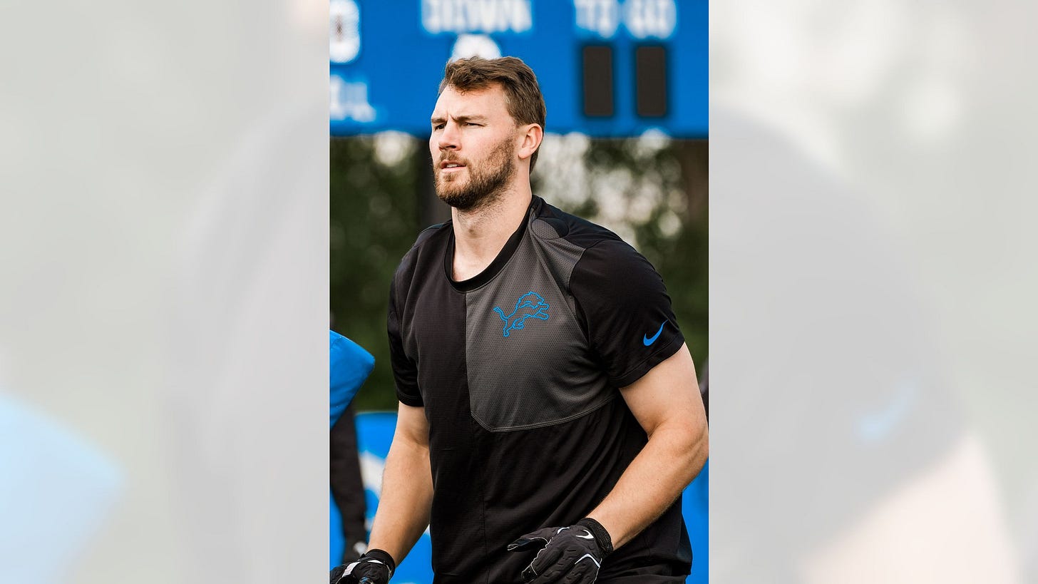 Brock Wright Detroit Lions trachea injury rehab and recovery May 2026 Brock Wright Detroit Lions trachea injury rehab and recovery May 2026