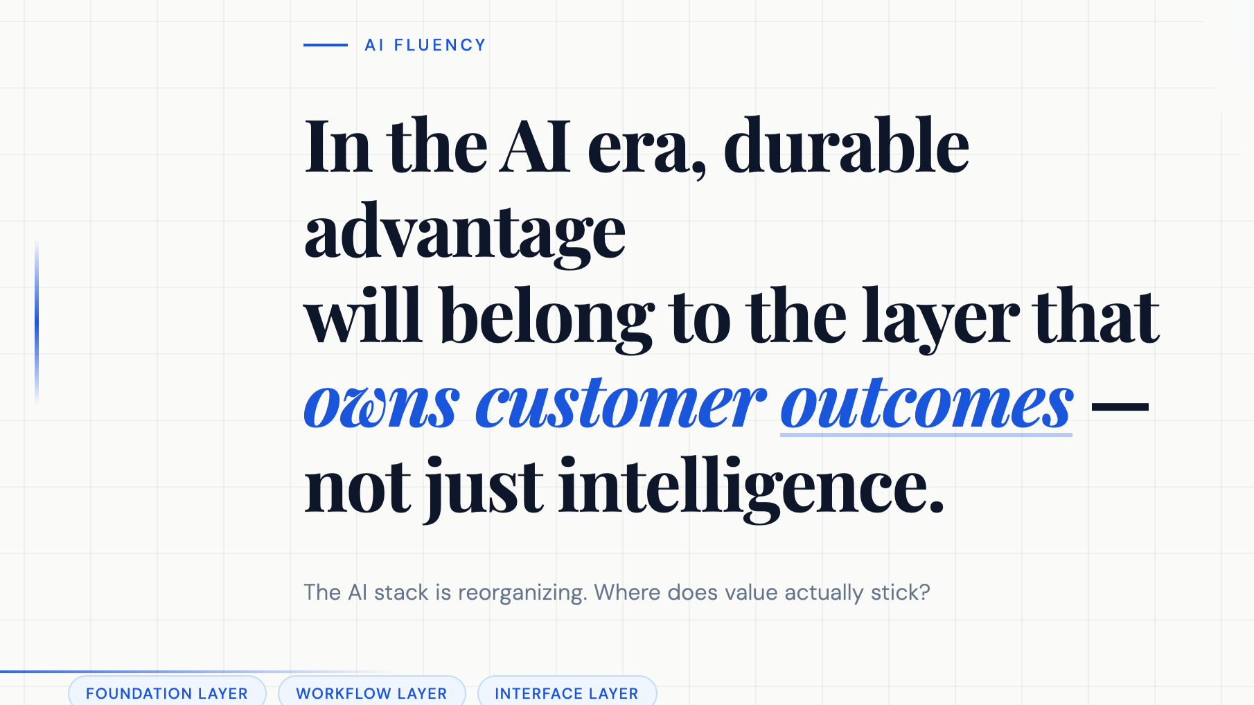 The AI Stack Is Reorganizing. Where Does Value Actually Stick?