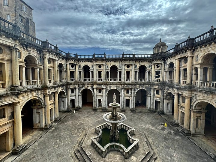 Central fountain in main cloister connected to aqueduct in 1619