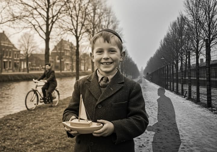 May be an image of 2 people, child, bicycle and Rijksmuseum