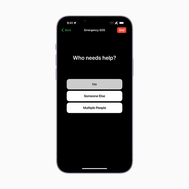 iPhone 在 Find My 中送出衛星位置|來源:Apple Newsroom iPhone 在 Find My 中送出衛星位置|來源:Apple Newsroom