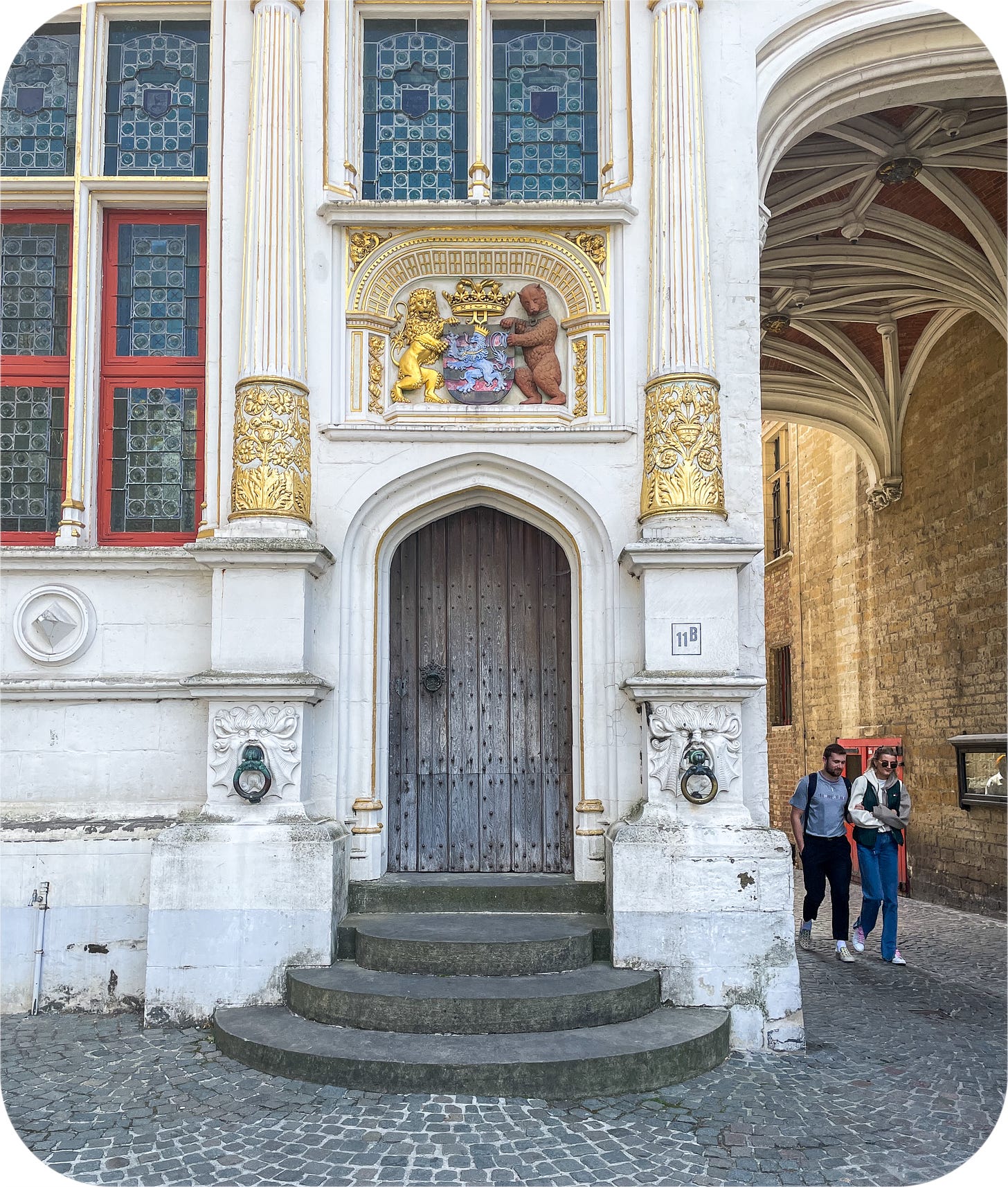 Architectural detail, Bruges, Belgium