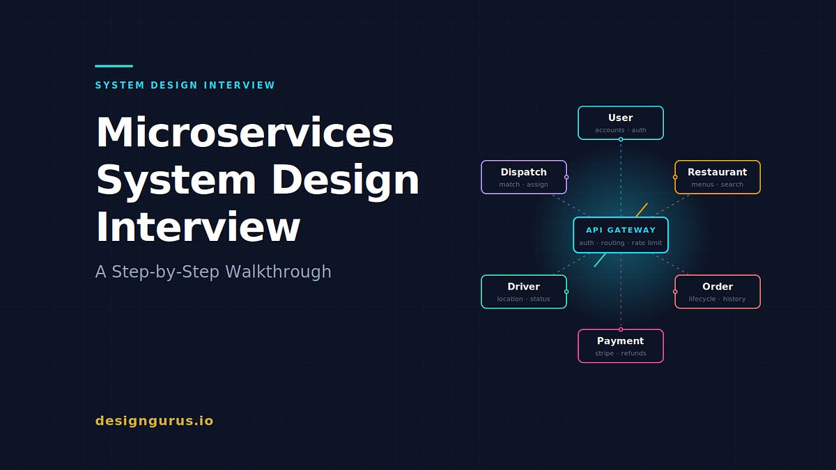 Microservices System Design Interview: A Step-by-Step Walkthrough