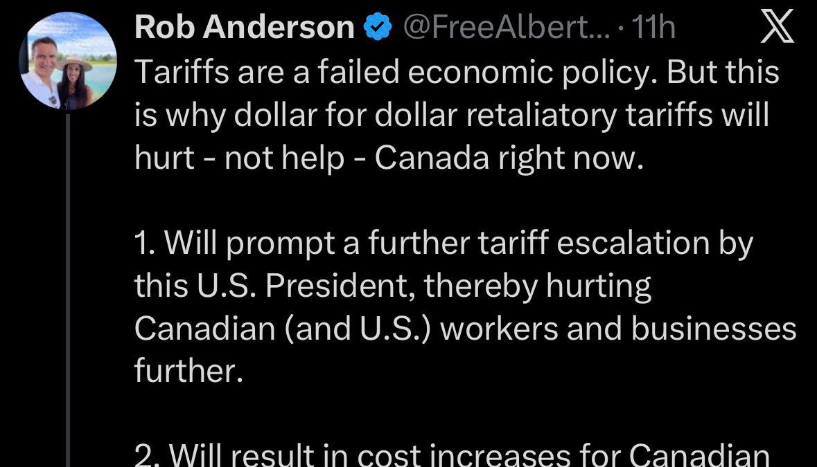 Rob Anderson’s Great Alberta Contradiction: Tough Enough to Fight Canada, Too Timid to Fight Trump