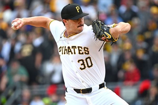 Paul Skenes strikes out seven in MLB debut as Pirates win - ESPN