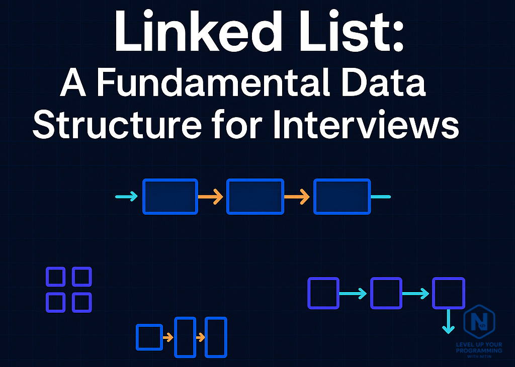 🧵 Linked List – A Fundamental Data Structure for Interviews 🧵 Linked List – A Fundamental Data Structure for Interviews