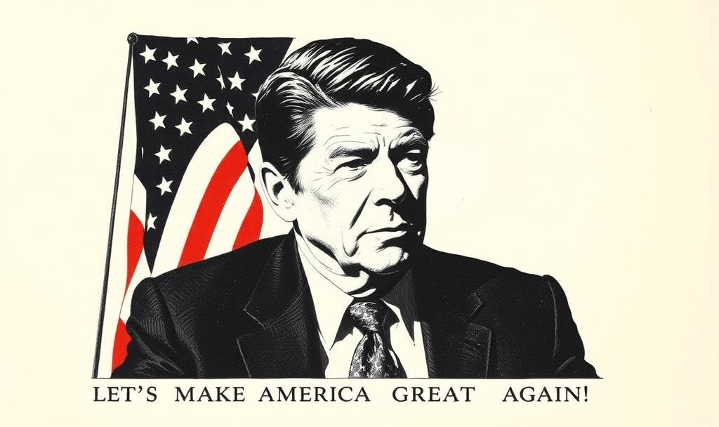 Ronald Reagan Let's Make America Great Again