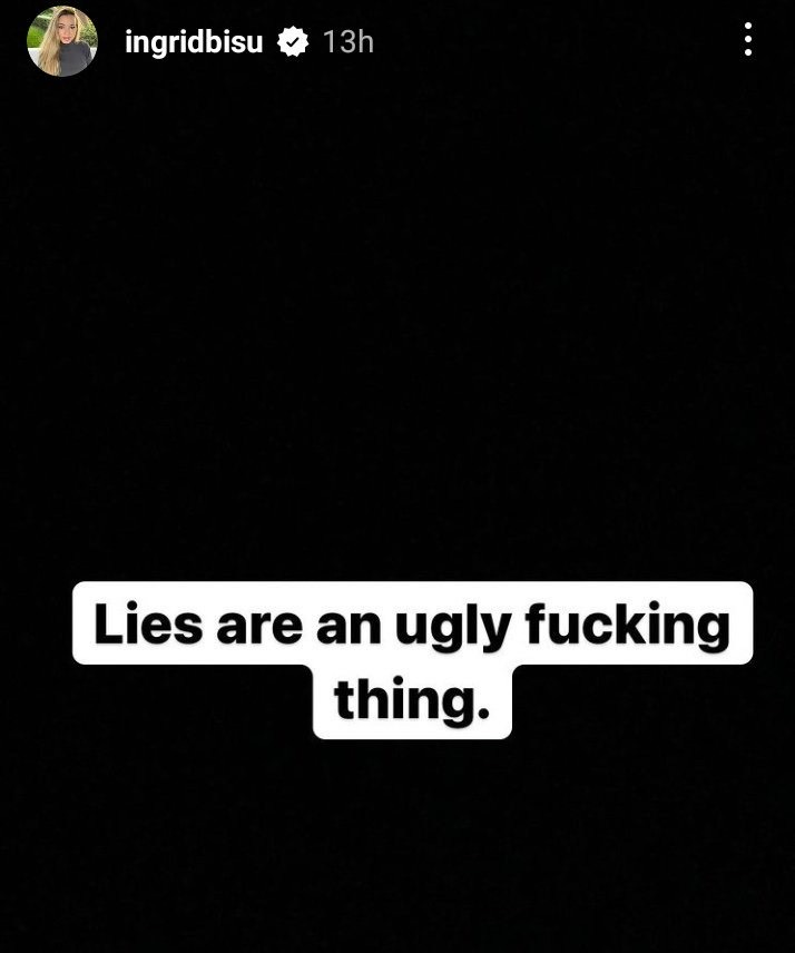 "Lies are an ugly fucking thing." "The truth will always bleed through no matter how many years or decades it takes. But the lies will have a domino effect and hurt a lot of people."