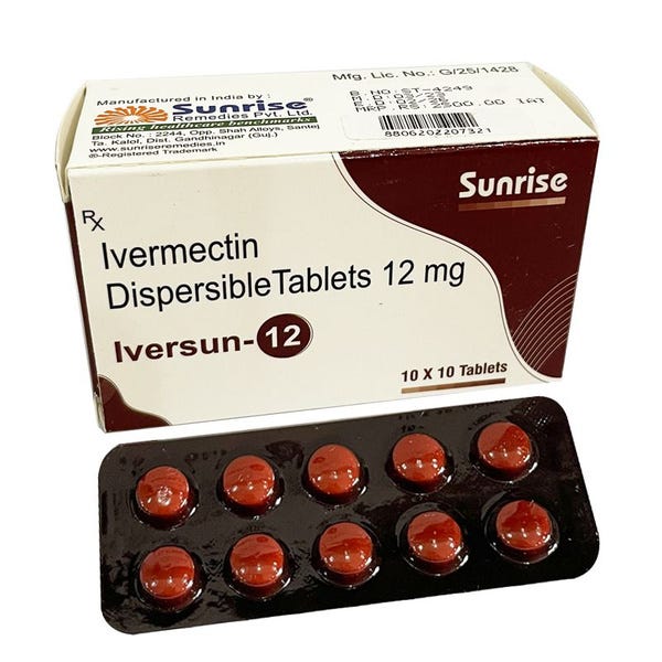 Sunrise 12 mg Ivermectin Iversun tablets ,100 таб расхожийтовар купить на  OZON по низкой цене (1755638975)
