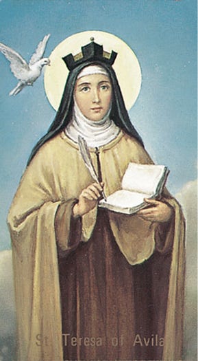 100-Pack - St Teresa Of Avila Holy Card 100-Pack - St Teresa Of Avila Holy Card