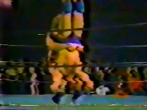 Gordy piledrives Dibiase, JYD, Freebirds