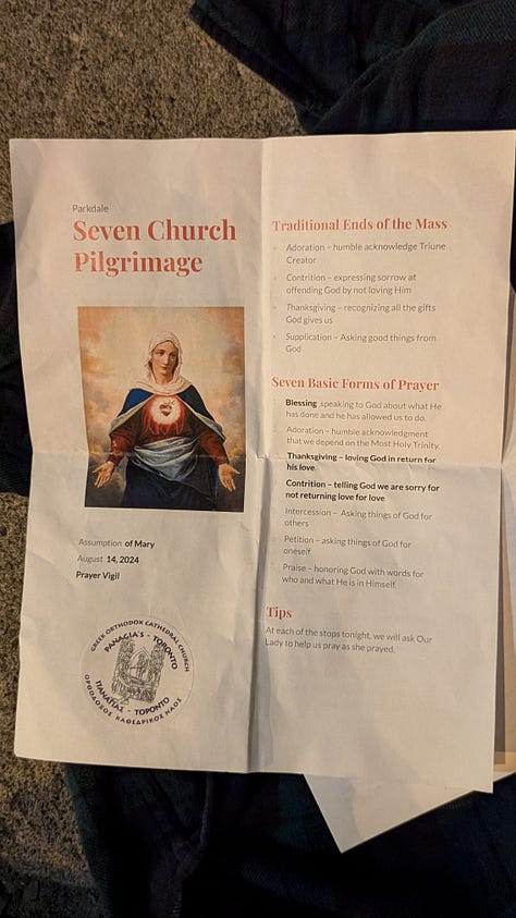 Photos from the Seven Church Pilgrimage