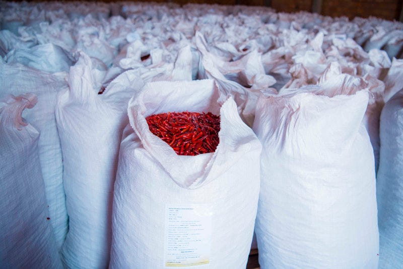 Gashora Farm exports a variety of chilli products. Gashora Farm exports a variety of chilli products.