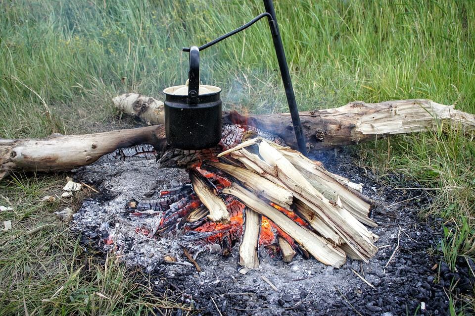 boiling water for purification 